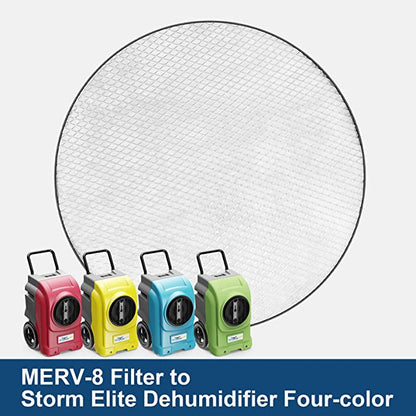 AlorAir 3 Pack MERV-8 Filter for Commercial Dehumidifiers Storm Elite New Accessory, Round