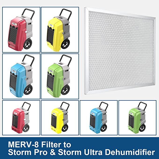 AlorAir 3 Pack MERV-8 Filter for Commercial Dehumidifiers Storm Pro/Ultra