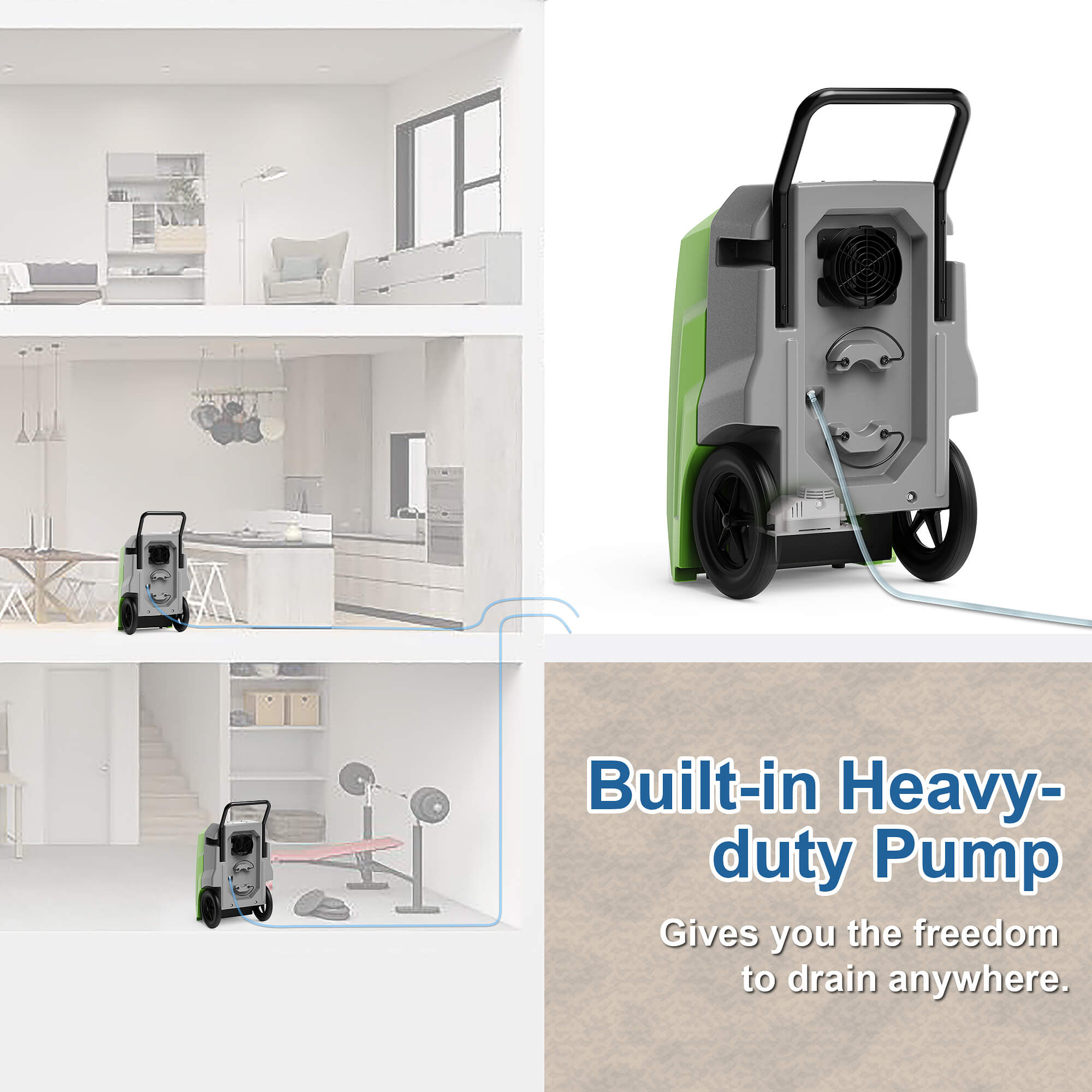 Basement Dehumidifier With Pump