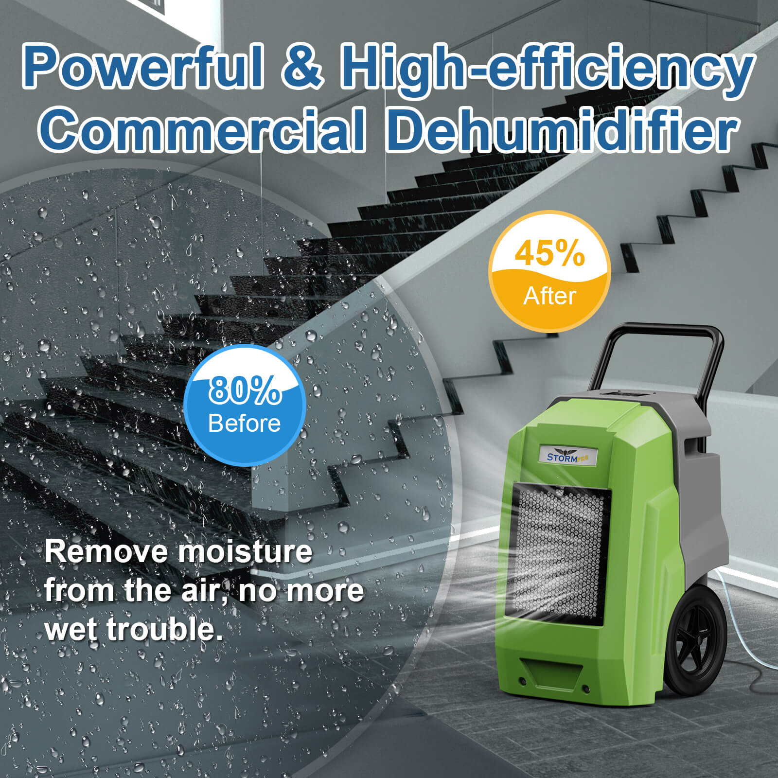 Self Draining Dehumidifier